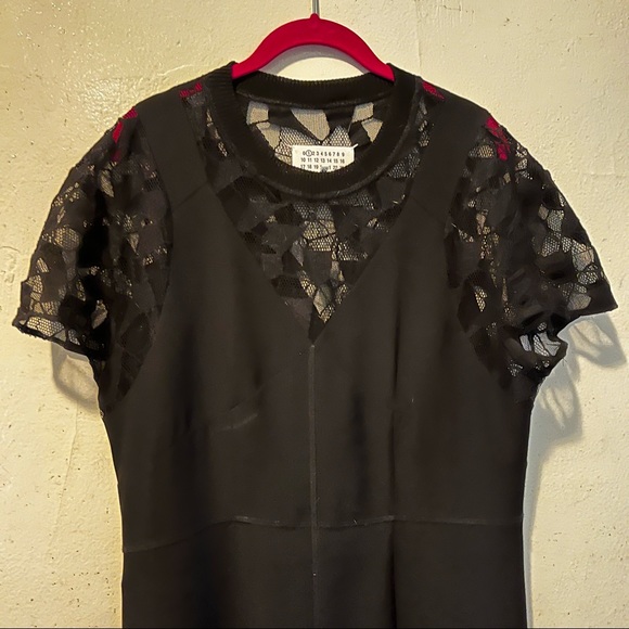 Maison Martin Margiela Black Cutout Tank Midi Dress 40 8 - Picture 7 of 11